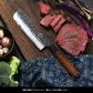 Grandsharp High Quality Chef Knife High Carbon Stainless Steel Kitchen Slicing Vegetable Meat Nakiri Knife