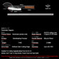 Grandsharp Handmade Forged San Mai Steel Petty Santoku Knife