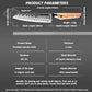 Grand Sharp Kitchen Santoku Knife Premium 67 Layers Damascus Steel Kitchen Cutting Knife with Olive Wood Handle