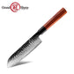 Grandsharp High Carbon Stainless Steel Hand Forged Kitchen Santoku Knife Professional