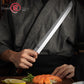 Premium Japanese Kitchen Knife Sakimaru Chef Knife 8cr18mov Steel Tuna Sashimi Cutting Tool Saya Scabbard Gift Box
