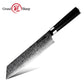 Grandsharp Black Handle 10Cr15CoMoV Damascus Kiritsuke Knife