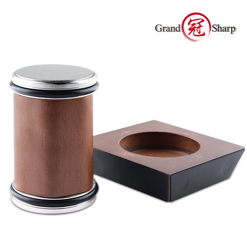 Grandsharp Rolling Knife Sharpener with Diamond Grinding Disc