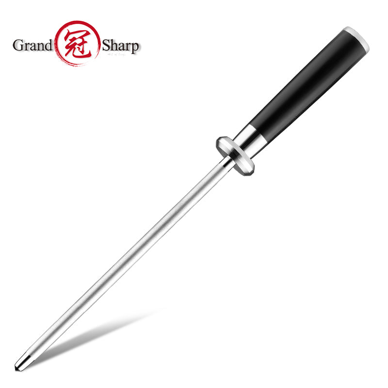 Grandsharp Black Handle 10Cr15CoMoV Damascus Kitchen Knife Collection