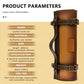 Grandsharp New Leather Foldable Storage Pouch Kitchen Knives Bags Chef Knife Roll Bag with Exquisite Craftsmanship