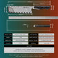 Grandsharp AUS-10 Damascus Nakiri Knife New Blade Technique