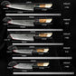 Grandsharp 10Cr15CoMoV Damascus Kitchen Knife Collection