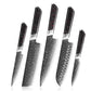 Grandsharp 1-5pcs Kitchen Knife Set 129 Layers 10Cr15MoV Core Damascus Steel Carbon Fiber&Resin Handle For Cutting Fruits Meat