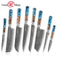 Grandsharp 10Cr15CoMoV Damascus Kitchen Knife Collection