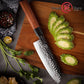 Grandsharp High Carbon Stainless Steel Hand Forged Kitchen Santoku Knife Professional