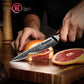 Grandsharp 5'' High Quality 67 Layers Utility Knife Damascus Steel Multi-purposes Kitchen Knife with Carbon Fiber Handle