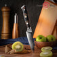 Grandsharp 10Cr15CoMoV damascus fruit paring knife