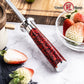 Grandsharp Knife Sharpening Rod 10 Inch Diamond Stainless Steel Sharpener Kitchen Knife Sharpener Red Resin Carbon Fiber Handle