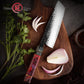 7 Inch Kitchen Nakiri Knife AUS10 Steel Handmade Nakiri Kitchen Chef Knives High Carbon Nakiri Knife with Wood Handle