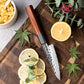 Grandsharp 4 Inch Handmade Forged AUS10 Kitchen Paring Knife With Mkuruti Wood Handle