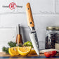 Grandsharp 3.5 Inch Japanese 67 Layers Damascus Steel Kitchen Paring Knife Small Fruit Cutting Paring Knife Olive Wood Handle