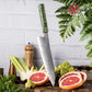 Grandsharp 8.5'' Damascus Kitchen Chef Knife with Solidified Wood and Copper Bolster Handle