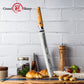 Grandsharp 10 Inch Bread Chef Knife 67 Layers Damascus Steel Kitchen Bread Knife Cutting Bread Knife with Olive Wood Handle