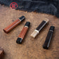 Grandsharp DIY Handle of Part Tang Knife Ebony Wood Buffalo Horn Desert Ironwood Handle Bars