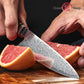 Grandsharp Kitchen Chef Knife 67-Layers Damascus Carbon Stainless Steel Utility Paring Knife with Ebony Handle