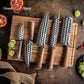Grandsharp Kitchen Damascus Knife Sets Damascus Steel Chef Slicing Nakiri Utility Paring Knives with Africa Rose Wood Handle