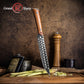 Grandsharp Kitchen 8 Inch Slicing Damascus Knife with Africa Rose Wood Handle