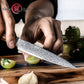 4.3'' Multi-purpose Utility Kitchen Knives Professional Damascus Carbon Steel 10CR15MOV Kitchen Paring Knife Cookware