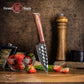 Grandsharp Kitchen 4 Inch Paring Damascus Steel Knife with Africa Rose Wood Handle