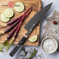 Grandsharp 8'' Kitchen Chef Knife 67 Layers Japanese Damascus Steel Black Chef Kitchen Knives with Black Carbon Fiber Handle