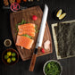 Premium Japanese Kitchen Knife Sakimaru Chef Knife 8cr18mov Steel Tuna Sashimi Cutting Tool Saya Scabbard Gift Box