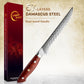 6 Inch Professional Kitchen Boning Knife AUS10 Damascus Steel 67 Layer Sharp Boning Kitchen Knife Rose Wood Handle