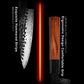 Professional Handmade Kitchen Utility Knives AUS10 Carbon Stainless Steel Utility Knife with Mkuruti Wood