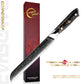 Grandsharp 8-inch Damascus Premium Bread Knife 67-layer Stainless Steel Serrated Cake Bread Knife with Black Handle