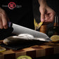 Grandsharp Professional Damascus Steel Kitchen Chef Kiritsuke Knife Home Tools Cooking with Solidified Wood Handle