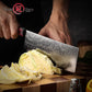 Quality 6.5 Inch Damascus Steel Kitchen Cleaver Knife Butcher Knives Meat Vegetable Chopper with Octagonal Wood Handle
