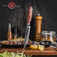 5 Inch AUS10 Super Steel 67 Layer High Carbon Damascus Chef Steel Steak Knife Dinner Table Knife Africa Rosewood Handle