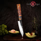 Grandsharp 5 Inch AUS10 Steel Custom Hand Forged Chef Knife Handmade High Carbon Vegetable Chopper Utility Petty Knife