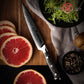 Grandsharp 5'' High Quality 67 Layers Utility Knife Damascus Steel Multi-purposes Kitchen Knife with Carbon Fiber Handle