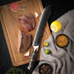 Grandsharp 9'' Damascus Slaughter Knife 67 Layer Damascus Steel Kitchen Slaughter Knives with Black Carbon Fiber Handle