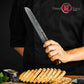 High Quality 8" Inch Ultra Sharp 67 Layers High Carbon Damascus Steel Kitchen Knife Serrated Bread Knife with Pakka Wood Handle