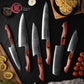 Grandsharp Knives Sets Japanese Knife 67 Layers 10Cr15MoV Damascus High Carbon Steel Chef Knives Set with Sandal Wood Handle