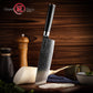 Grandsharp Black Handle 10Cr15CoMoV Damascus Nakiri Knife