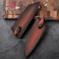 Grandsharp Professional Knife Leather Sheath Genuine Cowhide Leather Chef Kiritsuke Knives Vintage Sheath