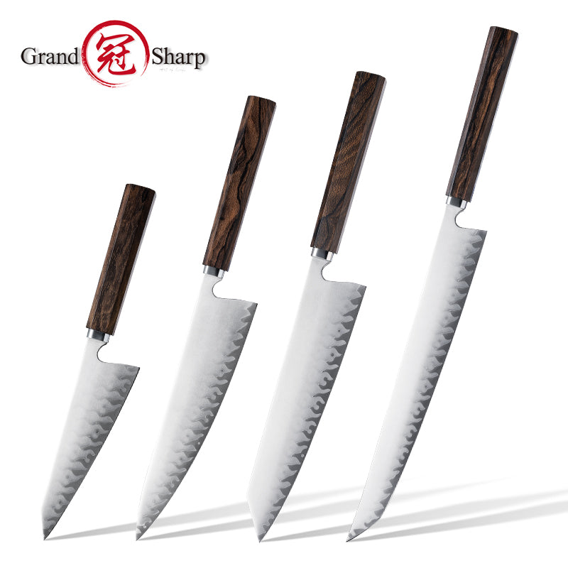 Grandsharp Handcraft 5 Layers Steel Chef Knife Collection