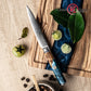4.3'' Multi-purpose Utility Kitchen Knives Professional Damascus Carbon Steel 10CR15MOV Kitchen Paring Knife Cookware