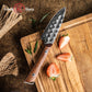 Grandsharp Kitchen 4 Inch Paring Damascus Steel Knife with Africa Rose Wood Handle