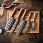 Grandsharp Kitchen Damascus Knife Sets Damascus Steel Chef Slicing Nakiri Utility Paring Knives with Africa Rose Wood Handle