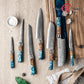 Grandsharp 10Cr15CoMoV Damascus Kitchen Knife Collection