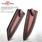 Grandsharp Professional Knife Leather Sheath Genuine Cowhide Leather Chef Kiritsuke Knives Vintage Sheath