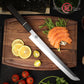 Premium Japanese Kitchen Knife Sakimaru Chef Knife 8cr18mov Steel Tuna Sashimi Cutting Tool Saya Scabbard Gift Box